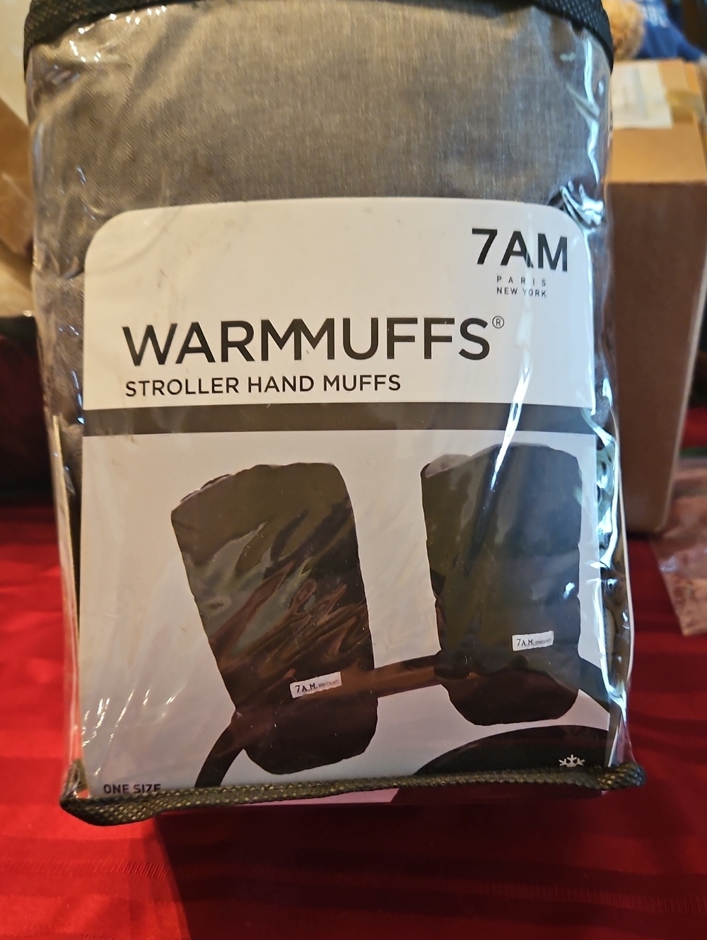7AM WARMmuffs Stroller Hand Muffs - Gray